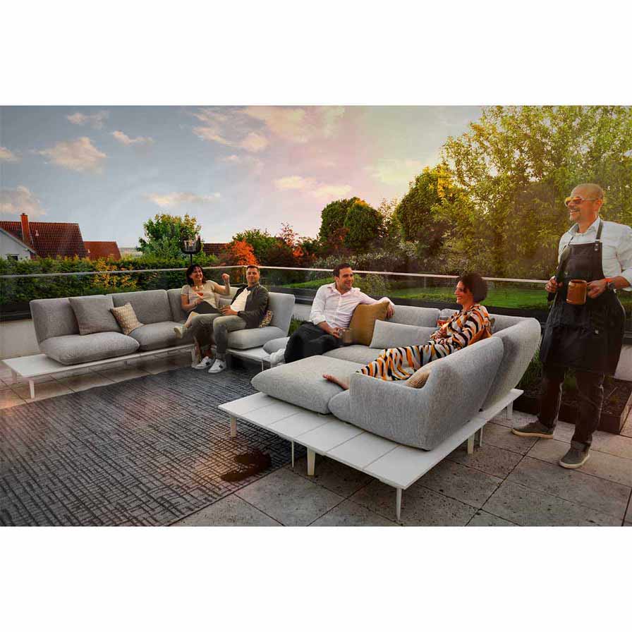 Lagoona dark Lounge Sitzgruppe mit Ecke