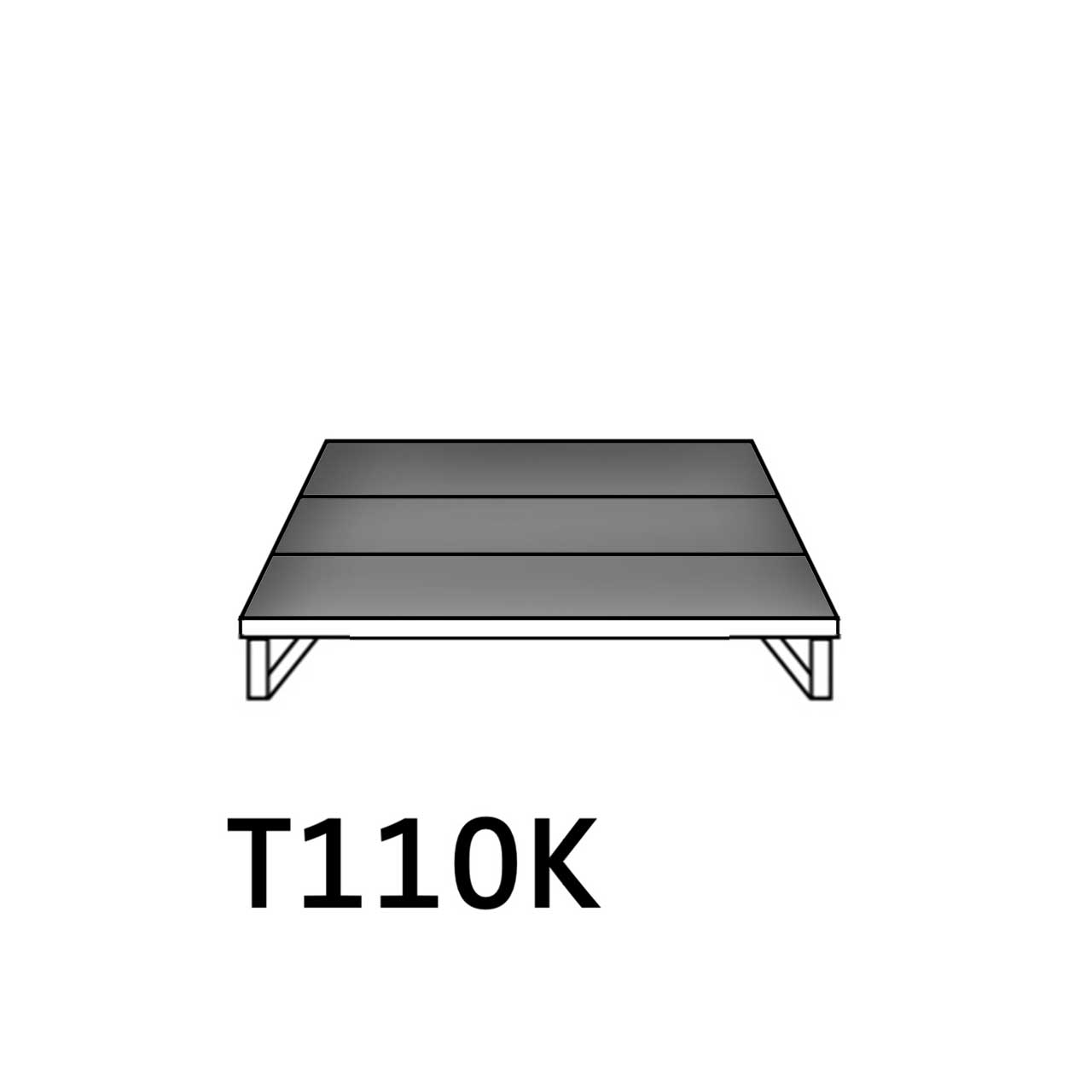 Lagoona dark Plateau Tisch T110K