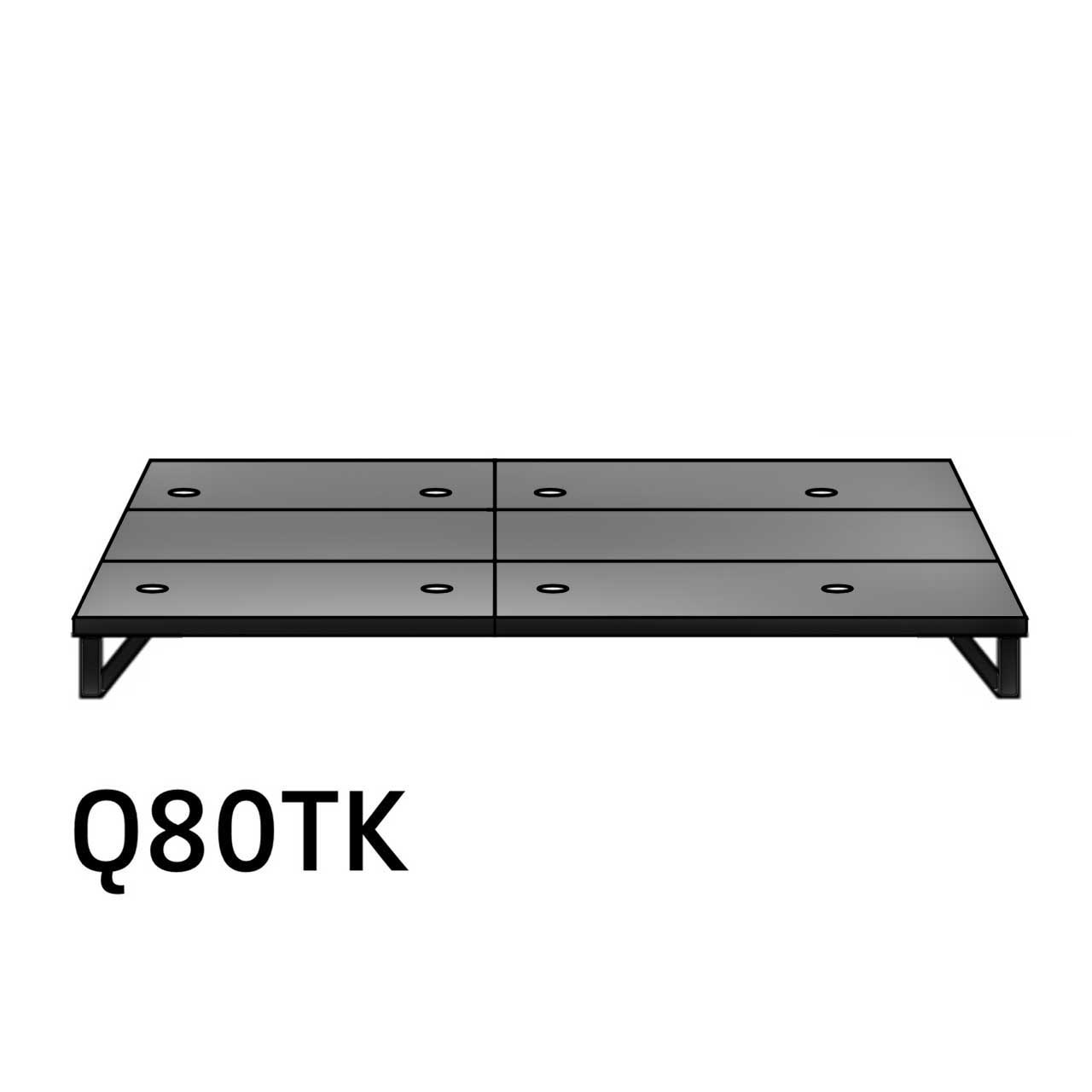 Lagoona dark Plateau mit Überstand Q80TK