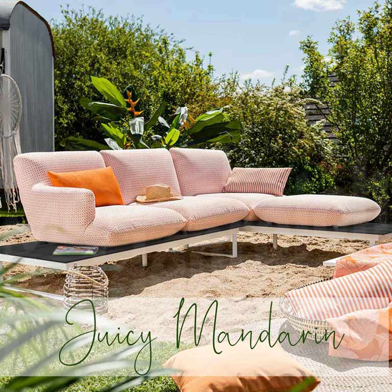 Lagoona dark Sitzgruppe Juicy Mandarin