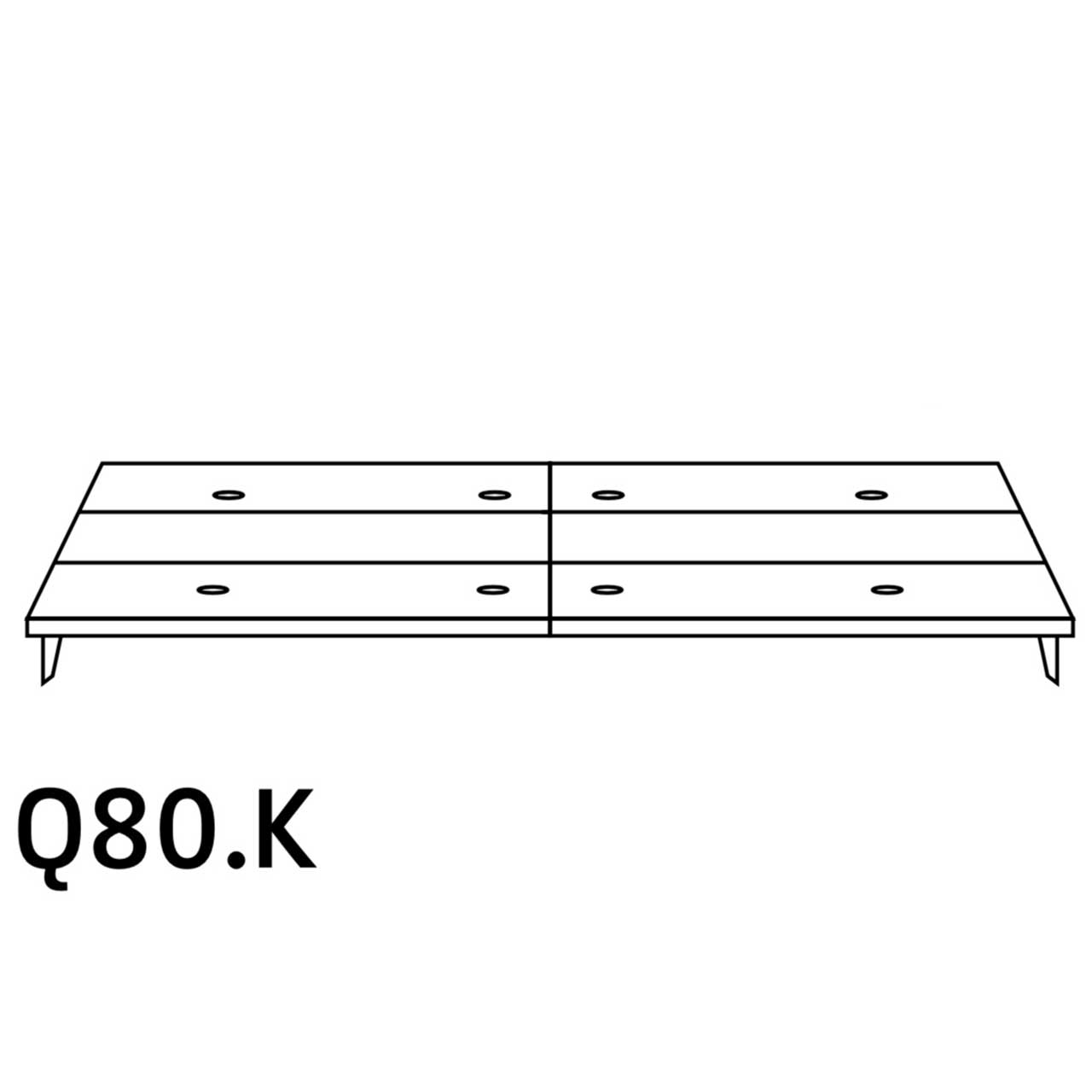 Lagoona Plateau mit Überstand Q80K