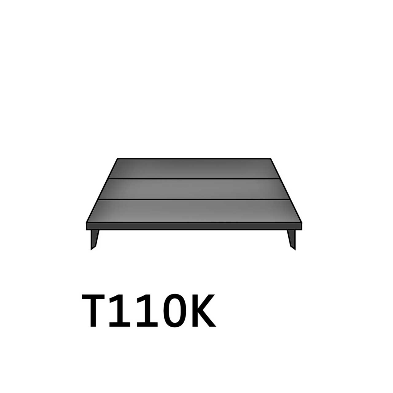 Lagoona dark Plateau Tisch T110K
