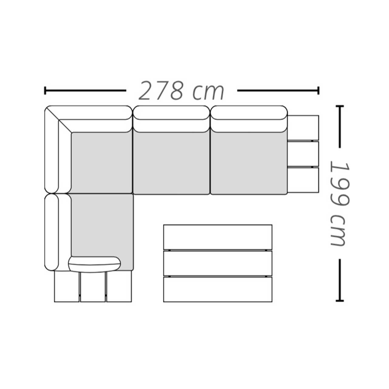  Lagoona dark Sitzgruppe Masterzeichnung Cool Grey