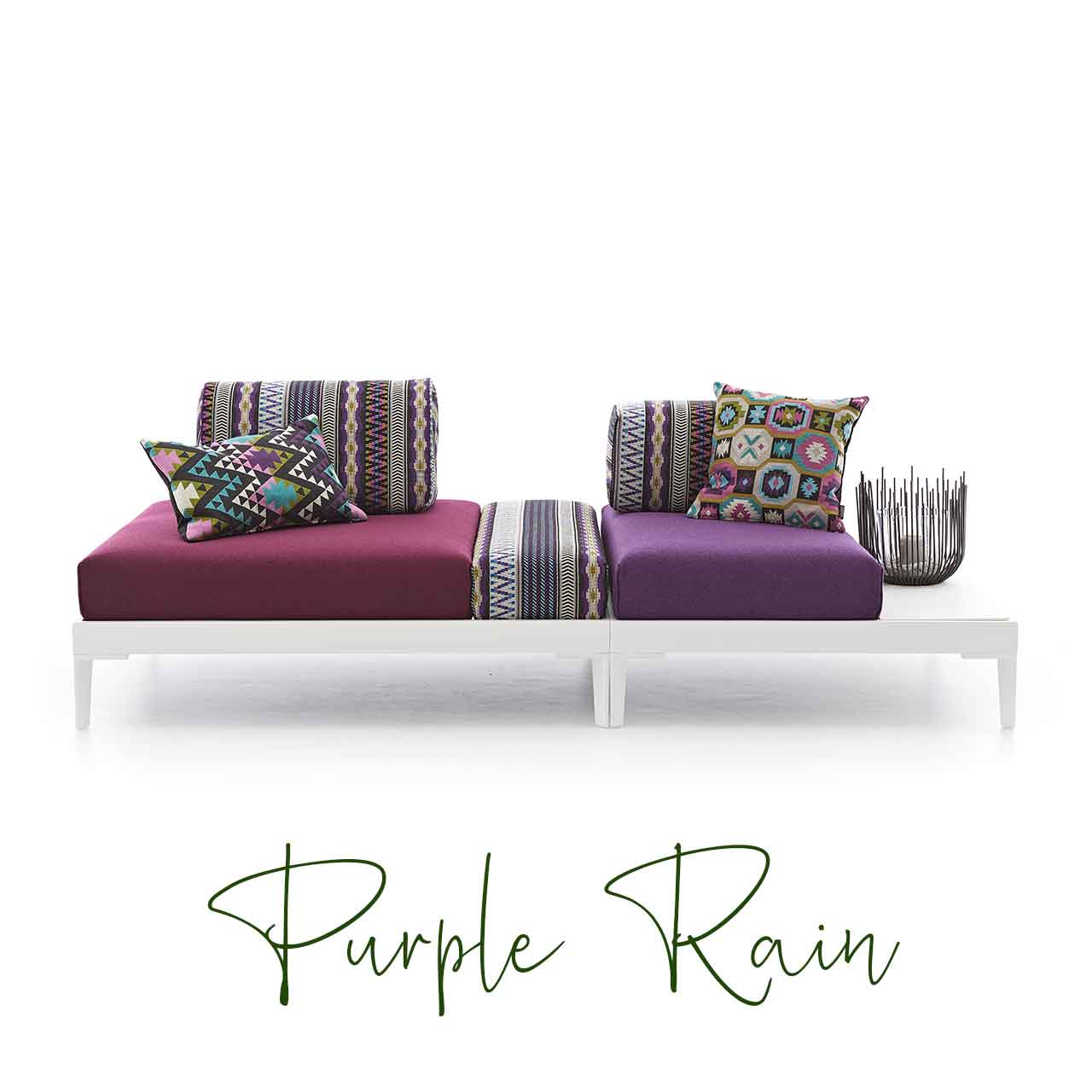 Bailandoo Sitzgruppe Purple Rain Gartengruppe