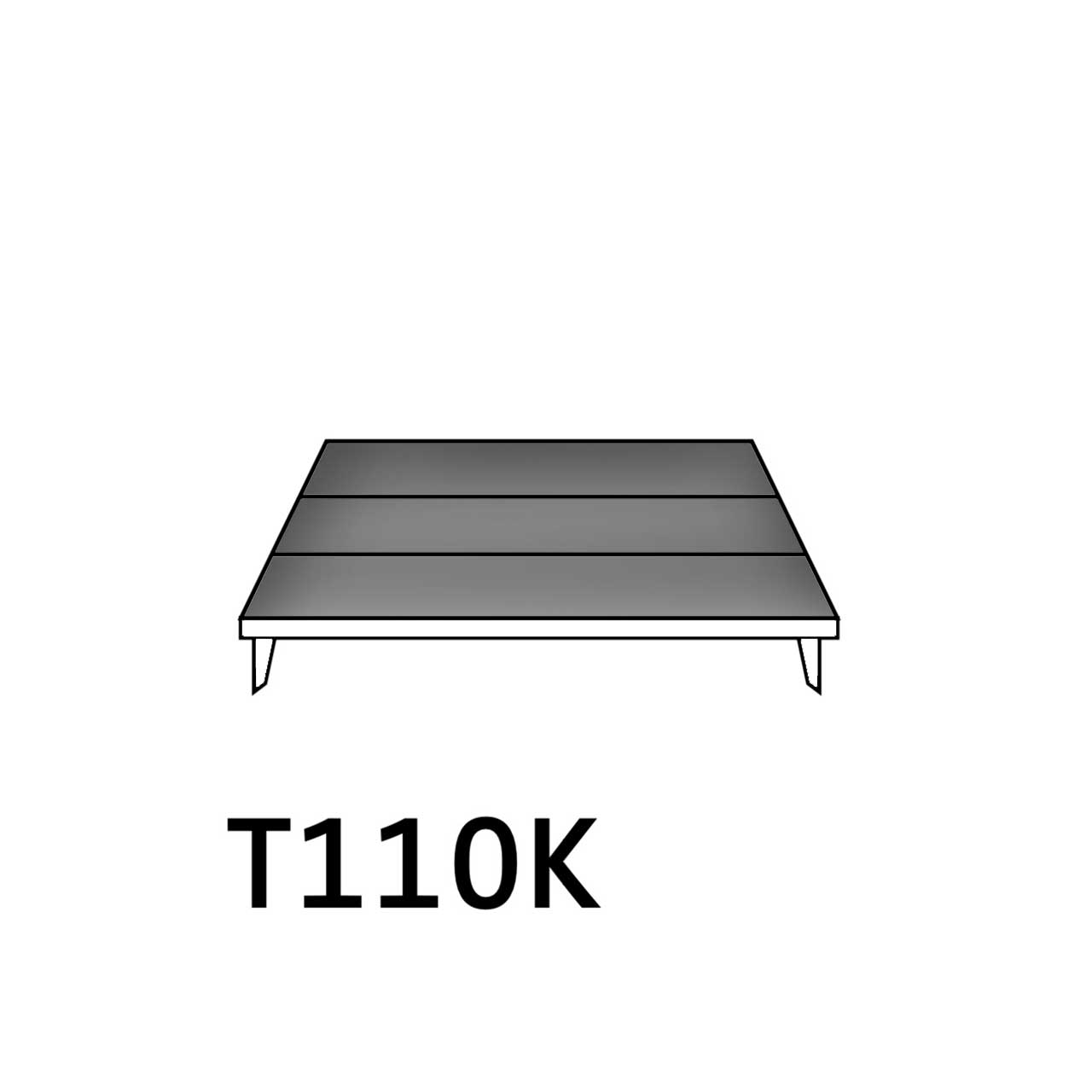 Lagoona dark Plateau Tisch T110K
