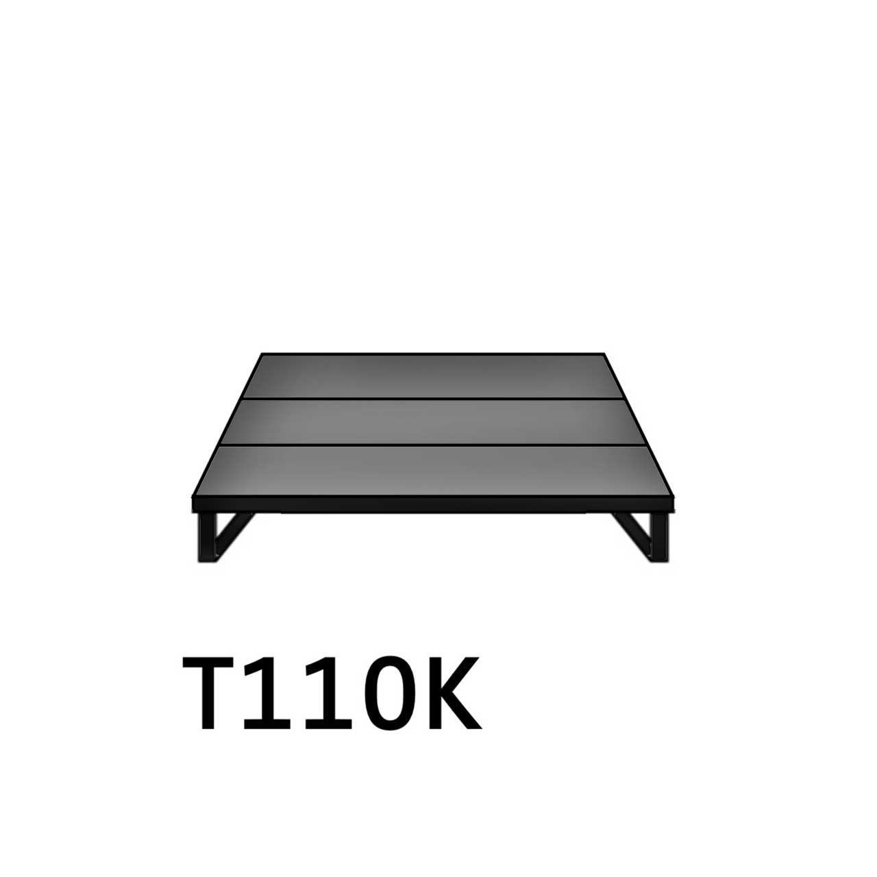 Lagoona dark Plateau Tisch T110K